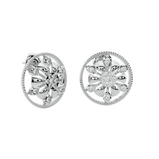 Ailani Round Diamond Stud Earrings